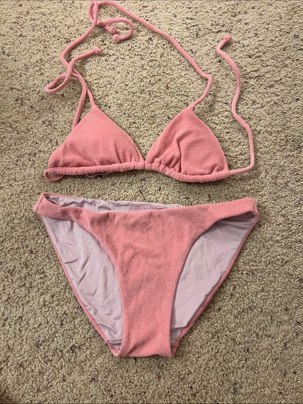 Victoria's Secret Pink Triangle Bikini Set